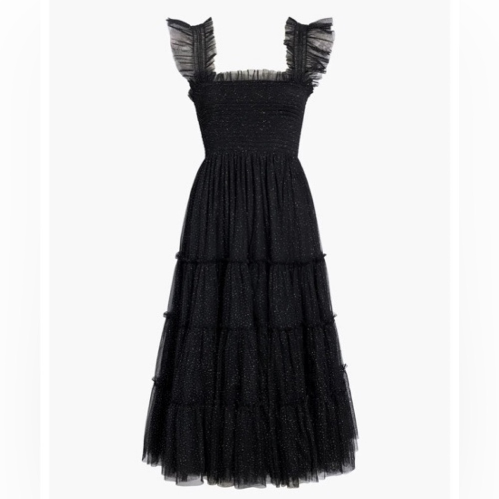 The Tulle Ellie Nap Dress Collector's Edition in Black Glitter Tulle Large